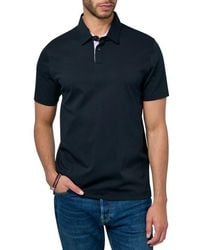 Brooklyn Brigade - Slim Fit Solid Short Sleeve Polo - Lyst