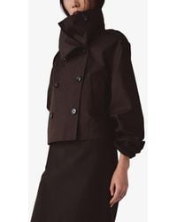 Mango - Crop Trench Jacket - Lyst