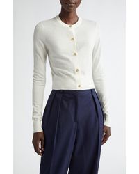 Altuzarra - Arlette Merino Wool Blend Cardigan - Lyst
