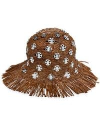 Rabanne - Raffia Bucket Hat - Lyst