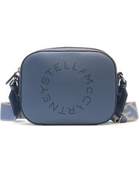 Stella McCartney - Perforated Logo Faux Leather Camera Bag - Lyst