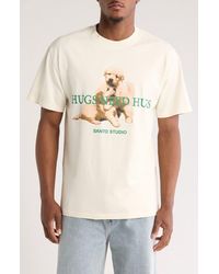 Saint Studio - Thugs Need Hugs Cotton T-Shirt - Lyst