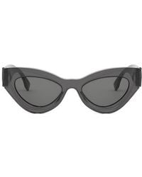 Fendi - Italian Cat Eye Logo Sunglasses - Lyst