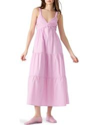 Steve Madden - Eliora Tiered Cotton Sundress - Lyst