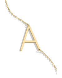Mint & Lily - Statement Initial Necklace - Lyst