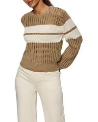 Sanctuary - Open Stitch Cotton Sweater - Lyst