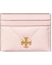 Tory Burch - Kira Diamond Quilted Leather Card Case - Lyst