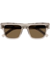 Saint Laurent - 51mm Rectangular Sunglasses - Lyst