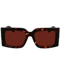 Ferragamo - Prisma 55Mm Modified Rectangular Sunglasses - Lyst