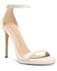 Stuart Weitzman - Nudist Platform Sandal - Lyst