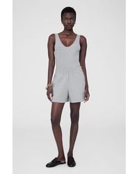 Anine Bing - Kam Short Framed Monogram - Lyst