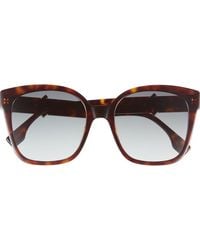 Fendi - Ff Diamonds 55Mm Gradient Square Sunglasses - Lyst