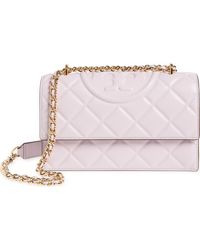 Tory Burch - Small Fleming Diamond Quilted Leather Convertible Shoulder Bag - Lyst
