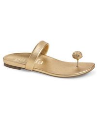 Pedro Garcia - Bria Crystal Embellished Flip Flop - Lyst
