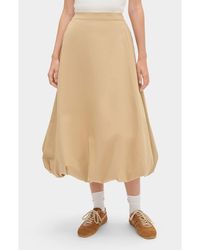 ALIGNE - Nola Organic Cotton Bubble Midi Skirt - Lyst