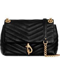 Rebecca Minkoff - Edie Quilted Leather Convertible Crossbody Bag - Lyst