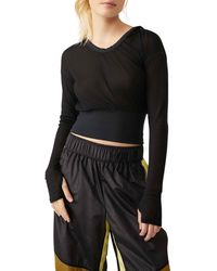 Free People - Love High Cutout Layer Top - Lyst