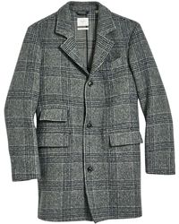 Billy Reid - Astor Plaid Wool Blend Coat - Lyst