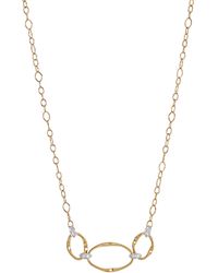 Marco Bicego - Marrakech Onde 18k Yellow Gold & Diamond Half Collar Necklace - Lyst