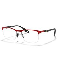 Ray-Ban - 54Mm Square Optical Glasses - Lyst