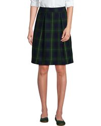 Lands' End - School Uniform Plaid Skort Top Of Knee - Lyst