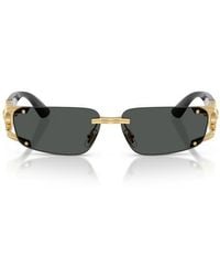 Versace - 59Mm Rectangular Sunglasses - Lyst