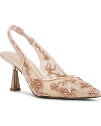 Betsey Johnson - Nikki Pointed Toe Slingback Pump - Lyst