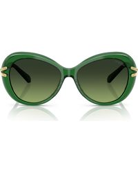 Swarovski - 56Mm Butterfly Sunglasses - Lyst