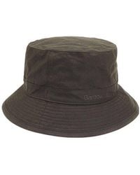 Barbour - Waxed Cotton Bucket Hat - Lyst