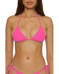 Becca - Color Code Triangle Bikini Top - Lyst