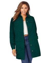 Jessica London - Long Denim Jacket - Lyst