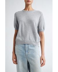 Nackiyé - Short Sleeve Cashmere Crewneck Sweater - Lyst