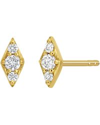 Bony Levy - Diamond Stud Earrings - Lyst