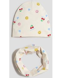 H&M - 2-Piece Beanie And Tube Scarf Set - Lyst