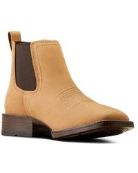 Ariat - Booker Ultra Square Toe Western Chelsea Boot - Lyst