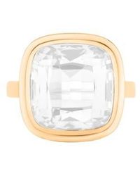 Goshwara - Manhattan Cushion Cut Topaz Cocktail Ring - Lyst