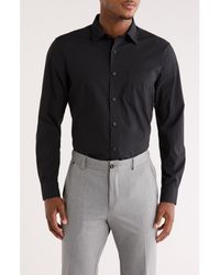 Nordstrom - Solid Stretch Button-Up Shirt - Lyst