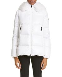 Moncler - Laiche Quilted Hooded Down Jacket With Removable Faux Fur Trim - Lyst