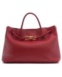 Bottega Veneta - Medium Andiamo Leather Shoulder Bag - Lyst