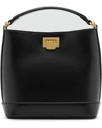 Mango - Mini Faux Leather Top Handle Bag - Lyst