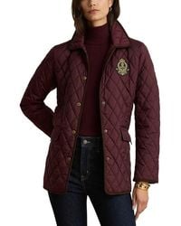 Ralph Lauren - Butterpile Crest Quilted Jacket - Lyst