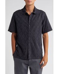 Wax London - Newton Cotton Blend Button-up Shirt - Lyst