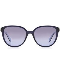 Kate Spade - 54mm Vienne Gradient Polarized Cat Eye Sunglasses - Lyst