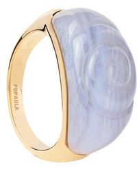 Pdpaola - Agate Shell Ring - Lyst
