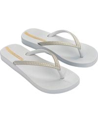 Ipanema - Crystal Mesh Flip Flop - Lyst