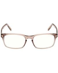 Tom Ford - 54Mm Rectangular Light Blocking Glasses - Lyst