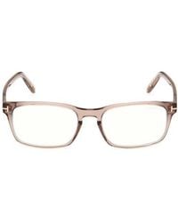 Tom Ford - 54Mm Rectangular Light Blocking Glasses - Lyst