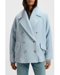 BOSS - Cabani Textured Double Breasted Jacket - Lyst