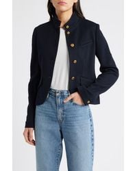 Rag & Bone - Slade Virgin Wool Blend Piqué Crop Blazer - Lyst