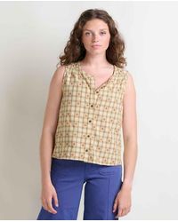 Toad & Co. - Manzana Button Front Tank - Lyst